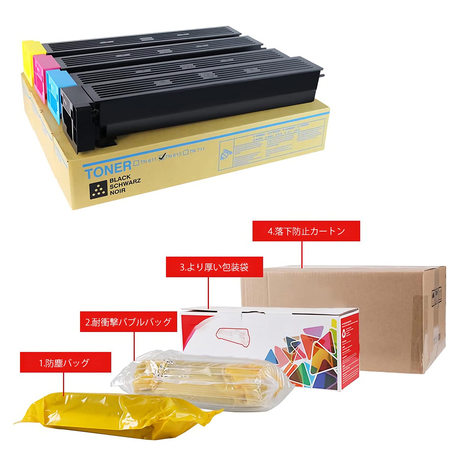 コニカミノルタ トナーカートリッジ 3色セット Amazon.co.jp：For Konica Minolta Bizhub 互換トナーカートリッジ 用